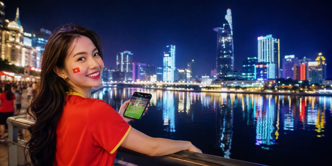 Người dùng TP.HCM xem kèo bóng đá và cá cược thể thao trên ứng dụng di động